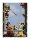 Musical Group on a Balcony-Gerrit Van Honthorst-Art Print