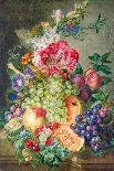 Still Life with Fruit and Flowers-Gerrit Van Leeuwen-Stretched Canvas