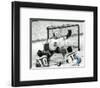 Gerry Cheevers - Black and White / Action-null-Framed Photographic Print