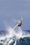 Windsurfing on the Ocean at Sunset, Maui, Hawaii, USA-Gerry Reynolds-Photographic Print