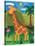 Gerry the Giraffe-Sophie Harding-Stretched Canvas
