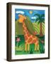 Gerry the Giraffe-Sophie Harding-Framed Art Print