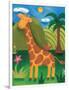 Gerry the Giraffe-Sophie Harding-Framed Premium Giclee Print