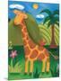 Gerry the Giraffe-Sophie Harding-Mounted Premium Giclee Print