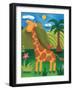 Gerry the Giraffe-Sophie Harding-Framed Premium Giclee Print