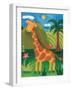 Gerry the Giraffe-Sophie Harding-Framed Premium Giclee Print