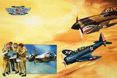 Planes of the Confederate Air Force-Gerry Wood-Giclee Print