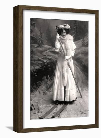 Gertie Millar (1879-195), English Actress, 1906-Foulsham and Banfield-Framed Photographic Print