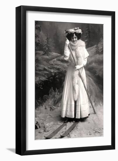 Gertie Millar (1879-195), English Actress, 1906-Foulsham and Banfield-Framed Photographic Print