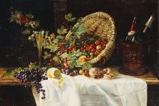 Cherries and Gooseberries in a Basket, 1859-Gertrud Trefftz-Mounted Giclee Print