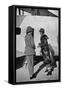 Gertrude Bell Beside Her Aeroplane-null-Framed Stretched Canvas