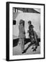 Gertrude Bell Beside Her Aeroplane-null-Framed Photographic Print