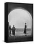 Gertrude Bell Looking Out into the Desert - Iraq-null-Framed Stretched Canvas