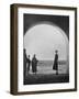 Gertrude Bell Looking Out into the Desert - Iraq-null-Framed Photographic Print