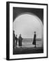 Gertrude Bell Looking Out into the Desert - Iraq-null-Framed Photographic Print