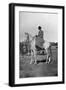 Gertrude Bell on Horseback - Baghdad, Iraq-null-Framed Photographic Print