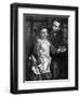 Gertrude Bell with Her Father, Sir Hugh Bell-null-Framed Art Print