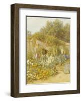 Gertrude Jekyll's Garden, Munstead Wood-Helen Allingham-Framed Giclee Print