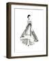 Gestural Evening Gown II-Jennifer Parker-Framed Art Print