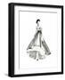 Gestural Evening Gown II-Jennifer Parker-Framed Art Print