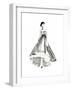 Gestural Evening Gown II-Jennifer Parker-Framed Art Print