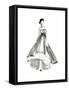 Gestural Evening Gown II-Jennifer Parker-Framed Stretched Canvas