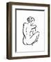 Gestural Figure Study Back-Evangeline Taylor-Framed Art Print