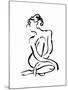 Gestural Figure Study Front-Evangeline Taylor-Mounted Art Print