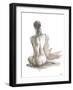 Gestural Figure Study IV-Ethan Harper-Framed Art Print