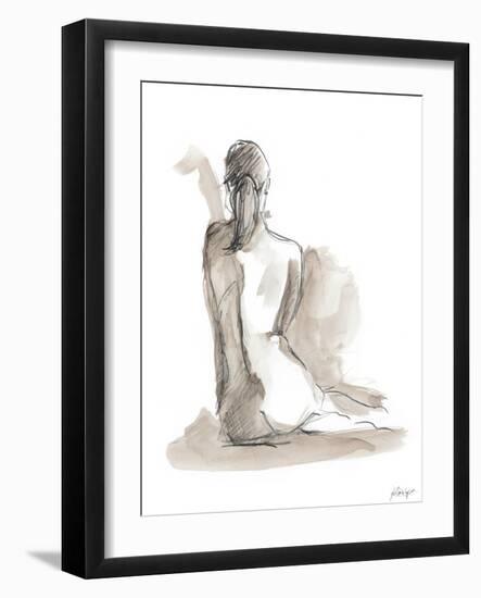 Gestural Figure Study V-Ethan Harper-Framed Art Print