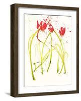 Gestural Florals 5-Paul Ngo-Framed Giclee Print