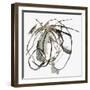 Gestural Gold II-null-Framed Art Print