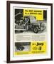 Get a Jeep - Willy Overland-null-Framed Art Print