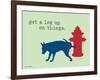 Get A Leg Up-Dog is Good-Framed Art Print