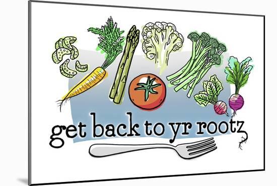 get back to yr rootz-Evie Cook-Mounted Giclee Print
