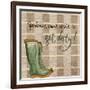 Get Dirty-Elizabeth Medley-Framed Art Print