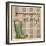 Get Dirty-Elizabeth Medley-Framed Art Print