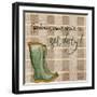 Get Dirty-Elizabeth Medley-Framed Art Print