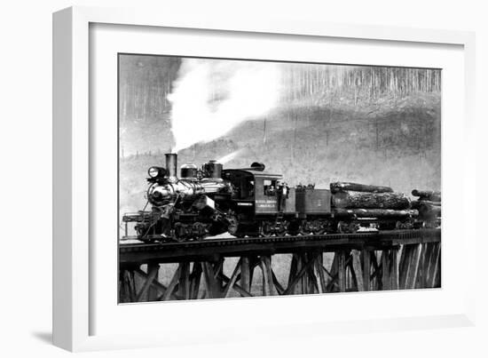 Get 'Em to the Mill!-Clark Kinsey-Framed Art Print