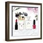 Get Glam X-Victoria Borges-Framed Art Print