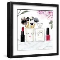 Get Glam X-Victoria Borges-Framed Art Print