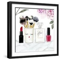 Get Glam X-Victoria Borges-Framed Art Print