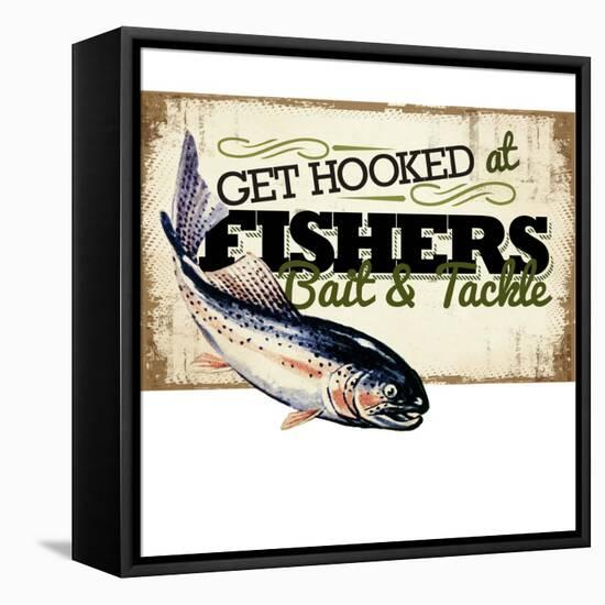 Get Hooked-null-Framed Stretched Canvas