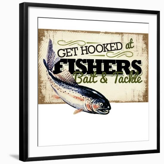 Get Hooked-null-Framed Giclee Print