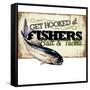 Get Hooked-null-Framed Stretched Canvas