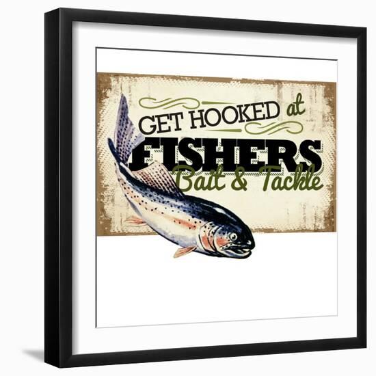 Get Hooked-null-Framed Giclee Print