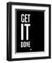 Get it Done Black-NaxArt-Framed Art Print