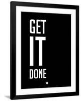 Get it Done Black-NaxArt-Framed Art Print