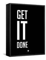 Get it Done Black-NaxArt-Framed Stretched Canvas