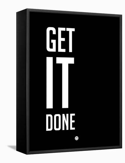 Get it Done Black-NaxArt-Framed Stretched Canvas